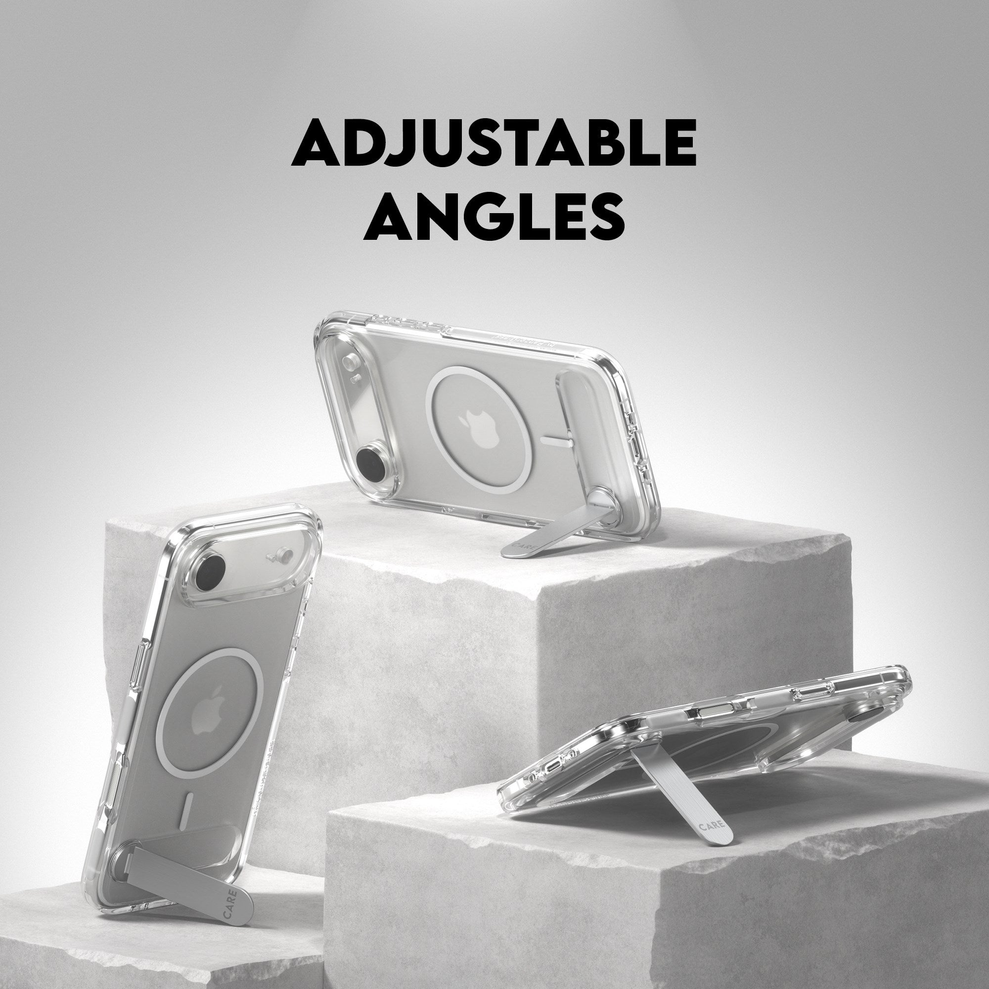 CARE™ by PanzerGlass® Case Transparent w. Kickstand & MagSafe iPhone Air